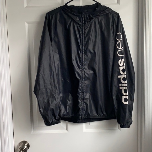 adidas Jackets & Blazers - Black Adidas Neo Windbreaker
